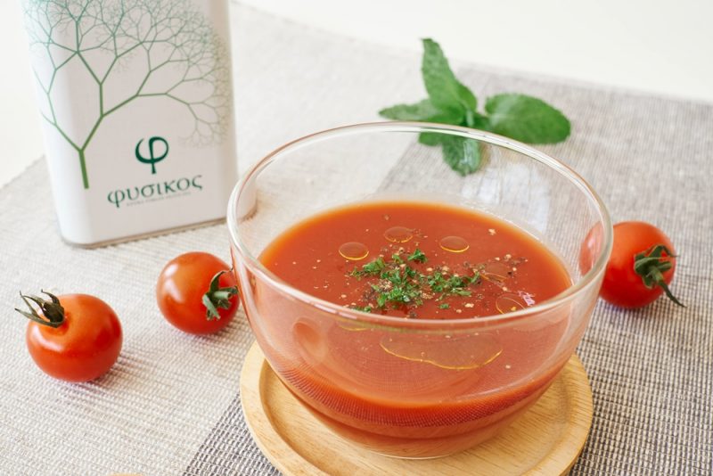 調理時間30秒！絶品冷製トマトスープ