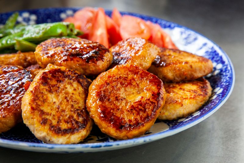 鶏つくねのヘルシー照り焼き